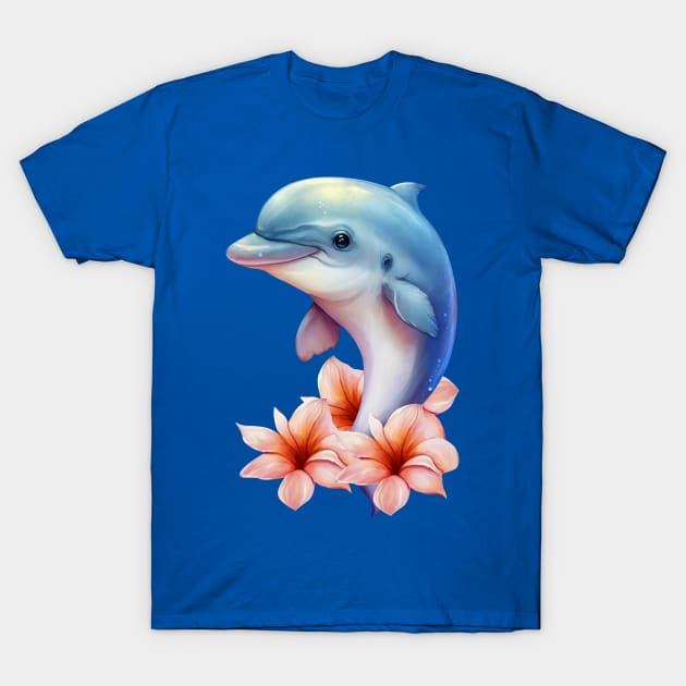 cute dolphin T-Shirt by abbeheimkatt